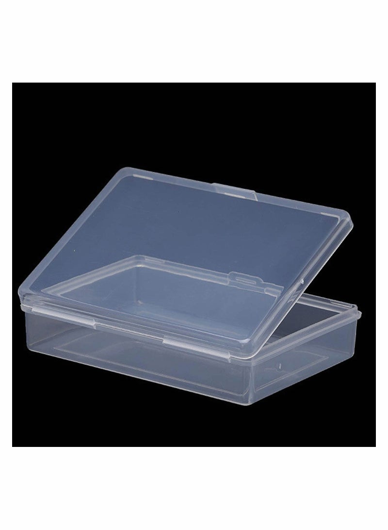SYOSI Playing Card Deck Cases 6PCs Plastic Empty Boxes Holder Organizer Clear Case with Snap Closed for Gameing  - Image 4