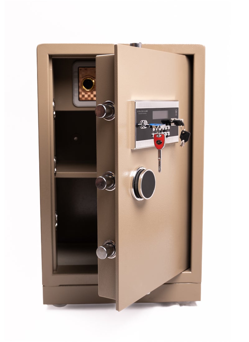 Generic - Luxury Fire-Resistant Digital Security Safe With Electronic Number Pad And Lock And Physical  Key 69*43*38 CM - Image 1