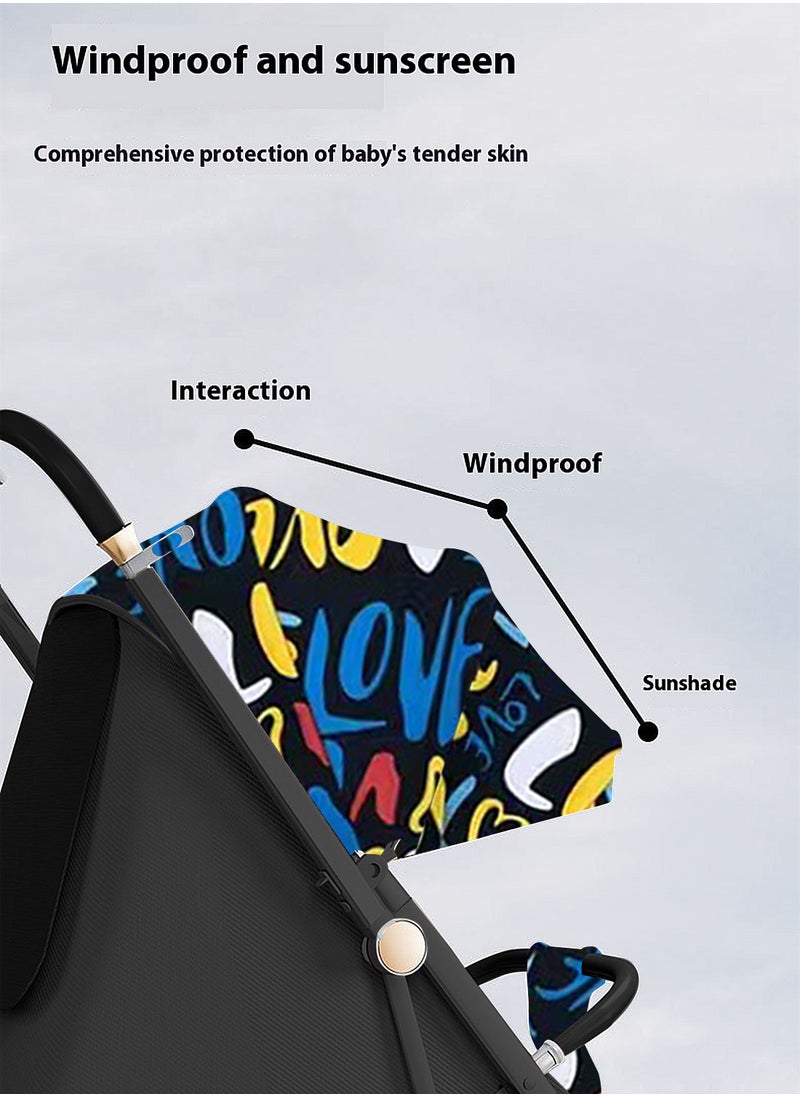 MaBaby - Baby Stroller, Can Sit And Lie,Three Point Safety Belt Lightweight Stroller For Travel, With Handle And Pocket - Image 1