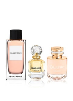 Exclusive perfume set of 3 pieces