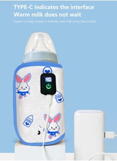 Bottle warmer, portable blue, baby milk warmer with LED display, USB heating for car travel - pzsku/Z1E1E2080AB4912528614Z/45/_/1721391126/cd899e88-8712-41bd-82fb-e918788332e0