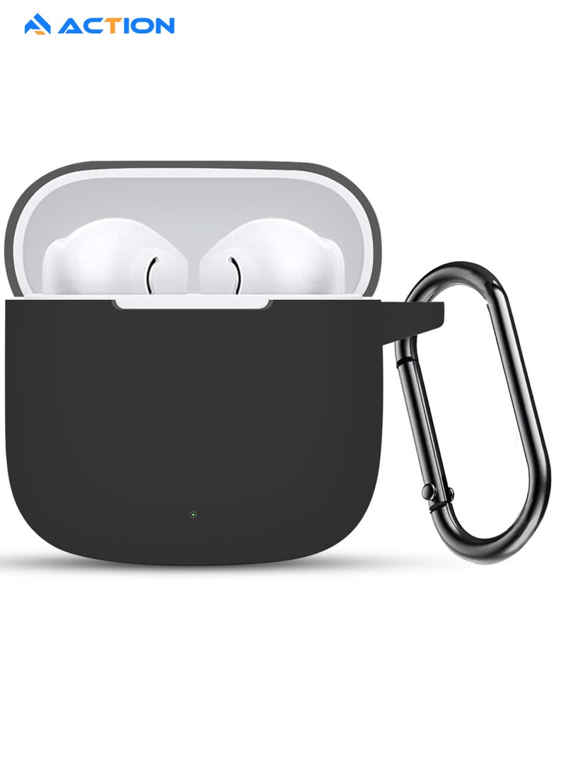 Case for Huawei Freebuds SE 3 / Se 2 Gen Protective Silicone Case with Keychain Cover (Black) - Image 1