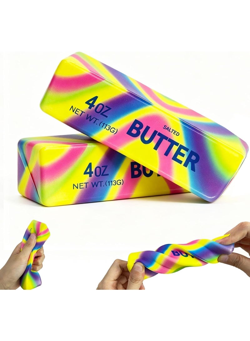 Mystery Pack Butter Squishy Toy, Soft Squeeze Stress Relief Sensory Fidget, 1 PC - Image 2