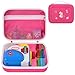 casmilee Case Compatible with Little Tikes Story Dream Machine Starter Set Toys Storage Bag with 5 DIY Embroidery Patches Organizer for Projector Storytime Books and Audio Character Pink Rabbit Box Only - Image 2