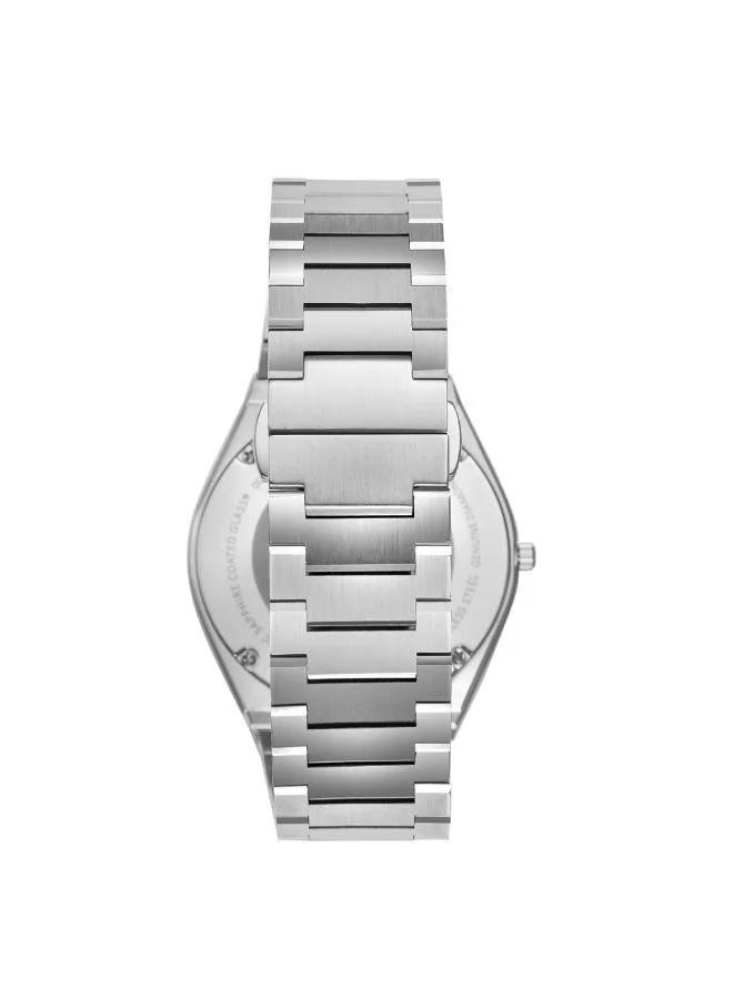 BEVERLY HILLS POLO CLUB BEVERLY HILLS POLO CLUB BP3667X.390 Men's Analog Display Watch & Metal Strap Silver
