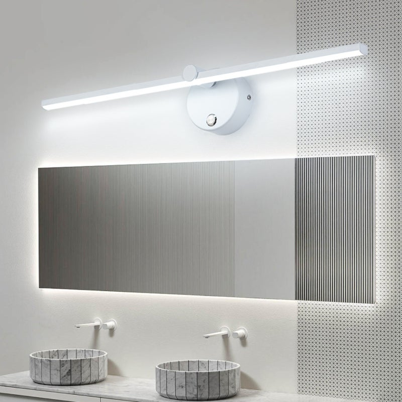 Creative LED wall lamp, bedroom bedside lamp, washbasin mirror, front lamp, 300 ° rotating decorative lamp  black - Image 3