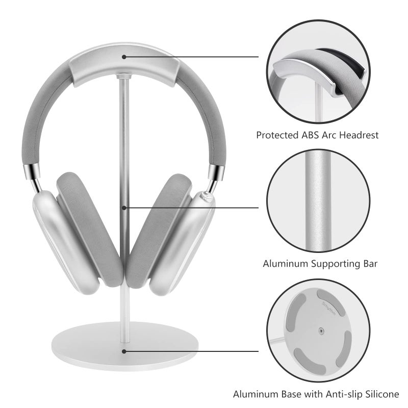 Srhythm Headphone Stand,Metal Headset Holder for Space-Saving and Display - Image 5
