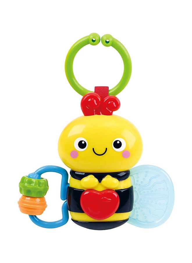 PLAYGO Playgo Ben the Busy Bee | Sensory Rattle & Teething Toy | Sound Function & Grab Ring | Age 3+  - Image 3