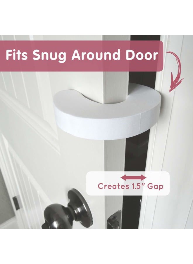 Wittle Finger Pinch Guard - Baby Proof Door Stopper with Soft & Durable Foam - Keeps Doors from Slamming, Prevents Finger Pinch Injuries, and Child or Pet from Getting Locked in Room (2-Pack) - Image 5