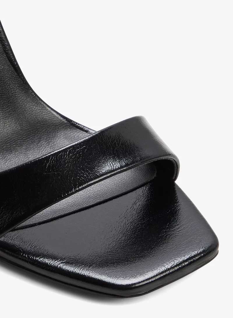 Call it Spring BLACK Andraya Slingback Heeled Sandals for Women | Best Price UAE