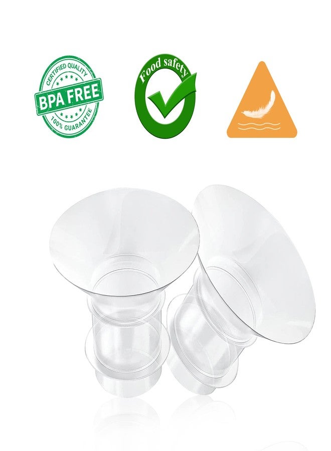 Loveishere 17mm Flange Inserts Compatible with Medela / Willow / TSRETE/ Momcozy S9 S10 S12/ Willow Wearable Cups & Spectra S1 S2, 24mm Breast Pump Shields Reduce Nipple Tunnel Down to 17mm, 2pcs - Image 3