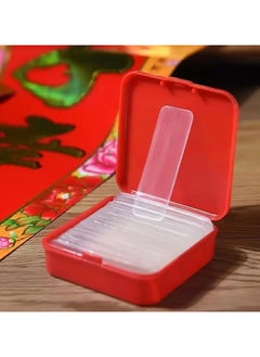 Generic A set of transparent adhesive (double face) in a box, the number of which ranges from 50 to 60 pieces per box.  - Image 1
