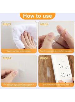 Generic A set of transparent adhesive (double face) in a box, the number of which ranges from 50 to 60 pieces per box.  - Image 3