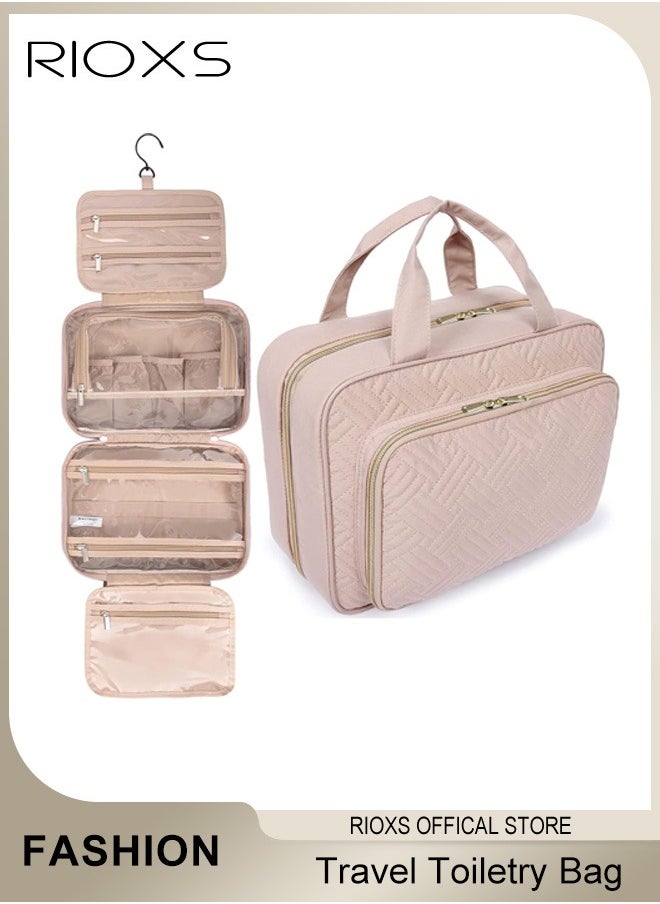 Hanging Toiletry Bag Travel Organizer Kit for Women & Men Portable Makeup Cosmetic Bag Case Large Capacity Storage Bag for Shampoo, Toiletries, Make up Cosmetics Tools Accessories - pzsku/Z1E1EB6A126275C3F8622Z/45/_/1726297418/803ad30b-2600-49eb-8f91-42682042d26b