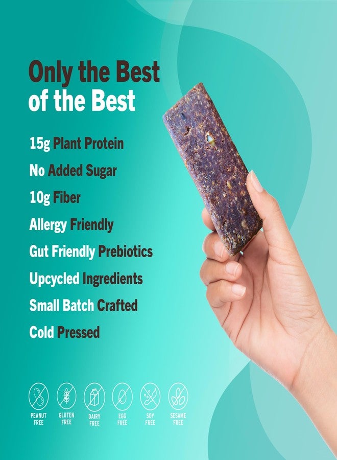 Amrita Nut Free 6 Flavor Variety Pack Vegan Protein Bars (12 CT) | 11g to 12g Plant-Based Protein Bar | Peanut Free, Gluten Free, and Dairy Free | Low Sugar, High Fiber, Healthy School-Safe Snacks - Image 4