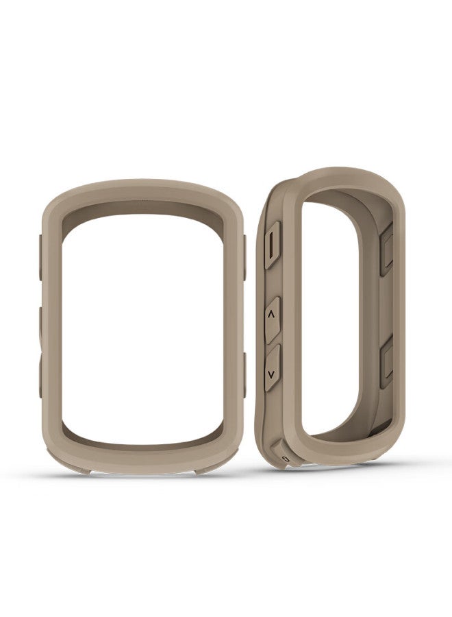 GARMIN جرمين إيدج 540&840 حافظة حماية سيليكون لجهاز الكمبيوتر للدراجات، غطاء حماية بديل، لون رمل - Image 2