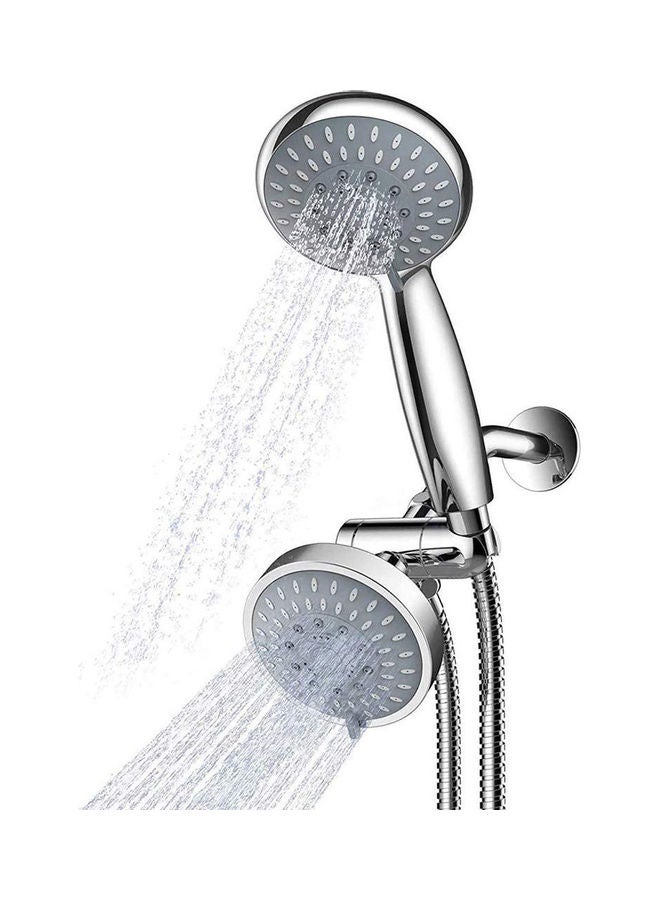 AMERTEER Handheld Showerhead And Rain Shower Combo Silver 0.72kg - Image 1
