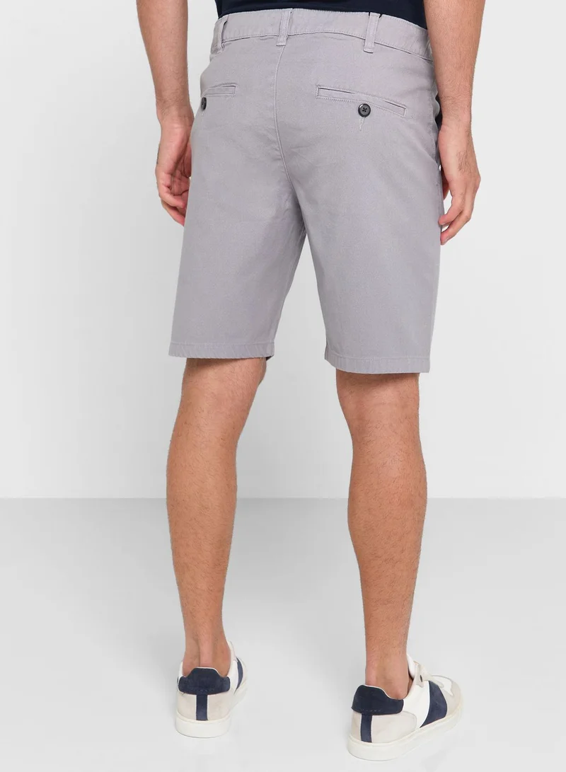 Robert Wood Textured Shorts