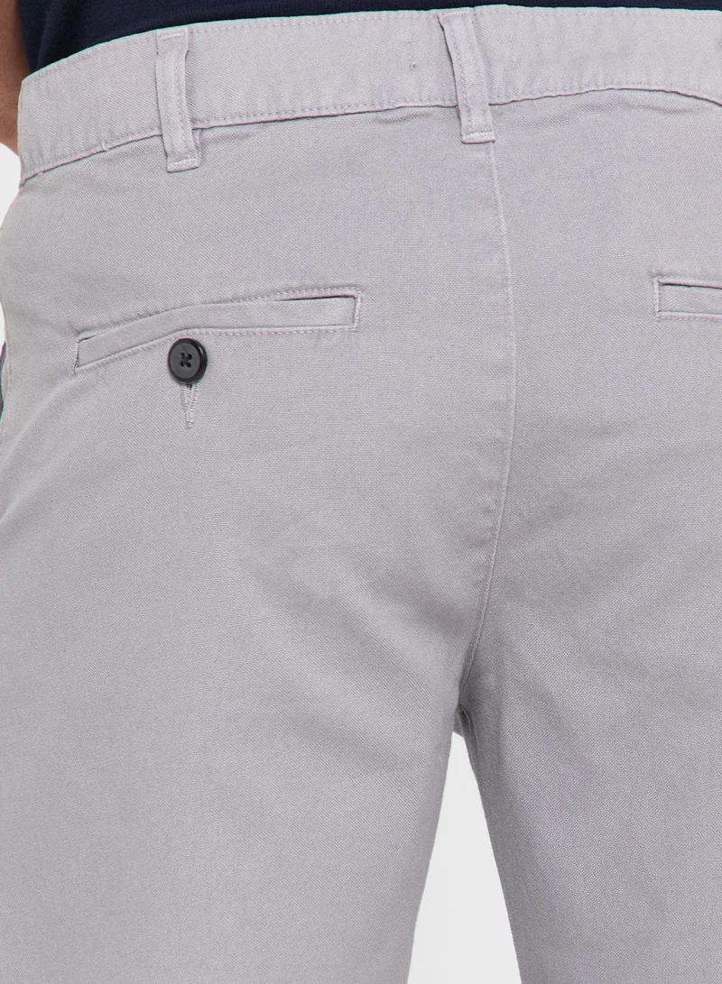 Robert Wood Textured Shorts