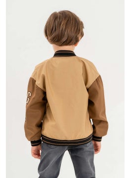 Gold Class Kidswear Gold Class Embroidered Double Pocket Waterproof College Boys Jacket  - Image 5