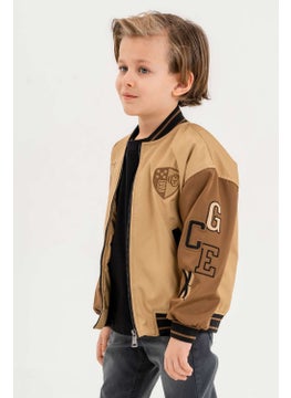 Gold Class Kidswear Gold Class Embroidered Double Pocket Waterproof College Boys Jacket  - Image 1