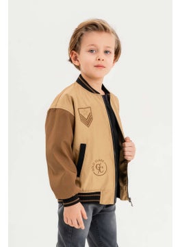 Gold Class Kidswear Gold Class Embroidered Double Pocket Waterproof College Boys Jacket  - Image 4
