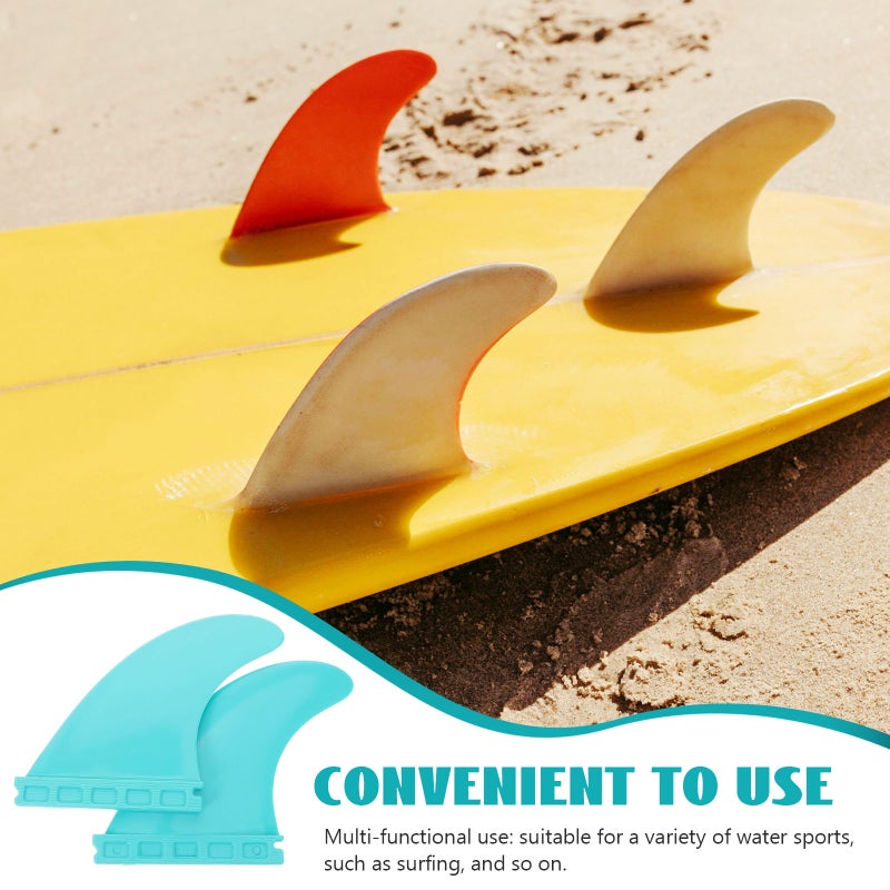 1 Pair of Surfboard Fin Paddleboard Fin Surfing Board Stabilizer Surfboard Water Divider for Replacement - Image 4