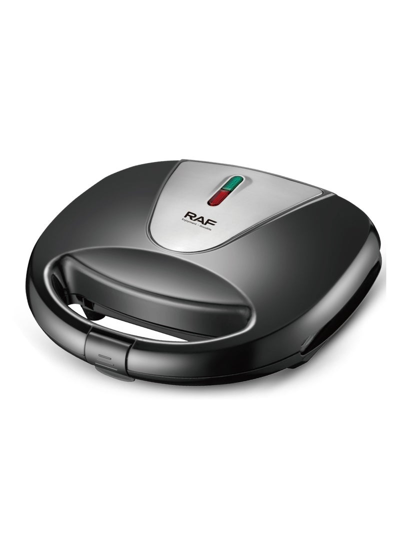 RAF Donut Cake Maker, Model R.546Q, 850W Electric Non-Stick Coating, Double Sided Heating – Black - Image 5