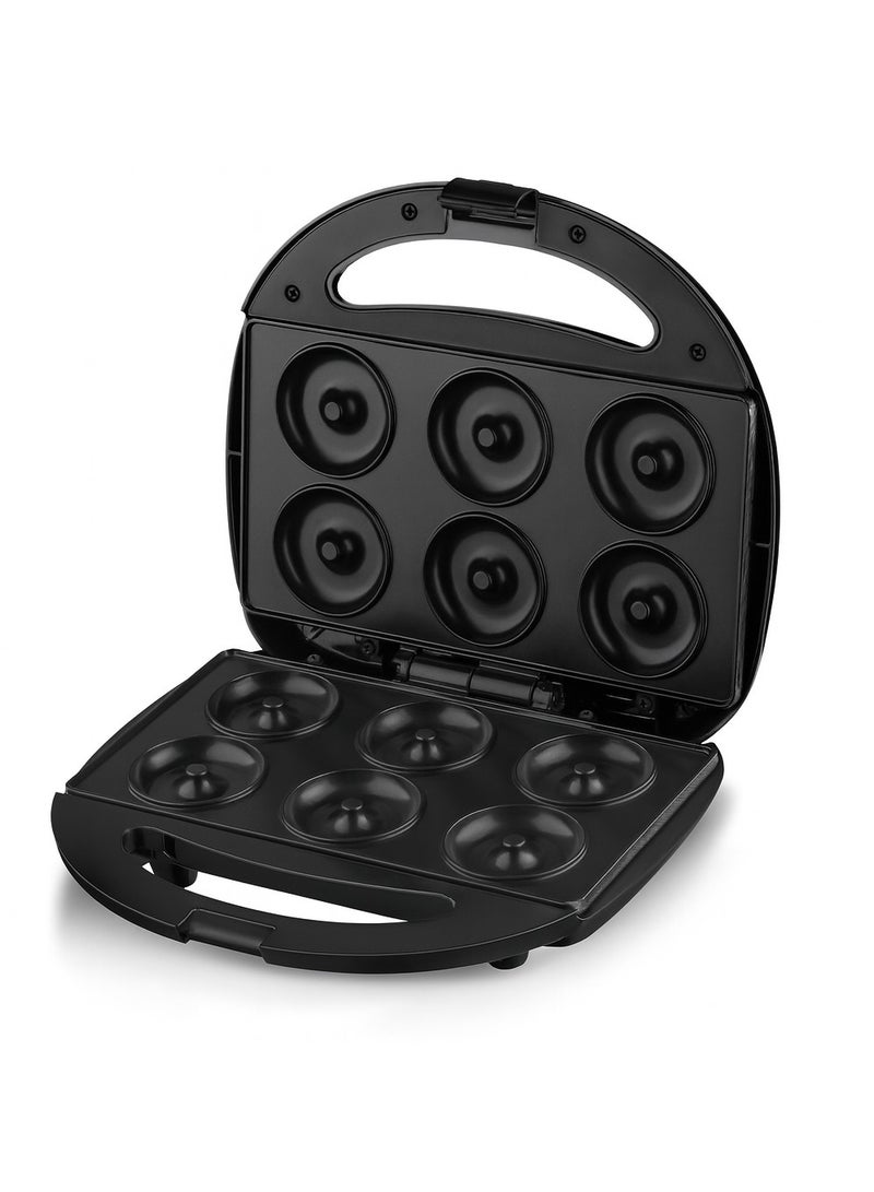 RAF Donut Cake Maker, Model R.546Q, 850W Electric Non-Stick Coating, Double Sided Heating – Black - Image 2