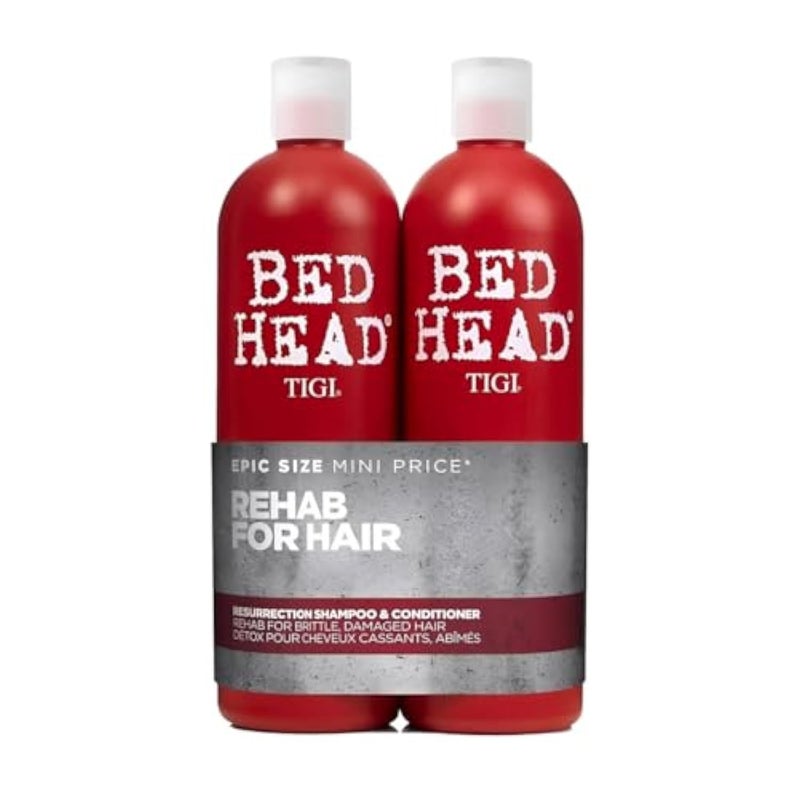BED HEAD Tigi Bed Head Urban Anti+dotes Resurrection Shampoo & Conditioner Damage Level 3, 25.36 Ounce(Pack of 2) - Image 1