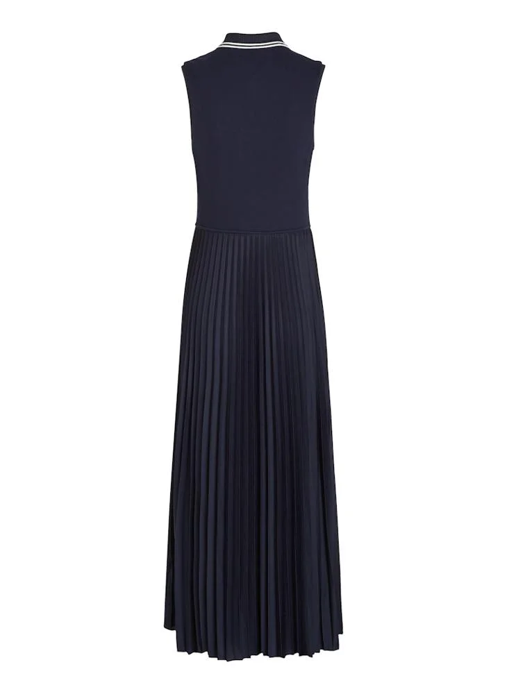 TOMMY HILFIGER Pleated Polo Dress