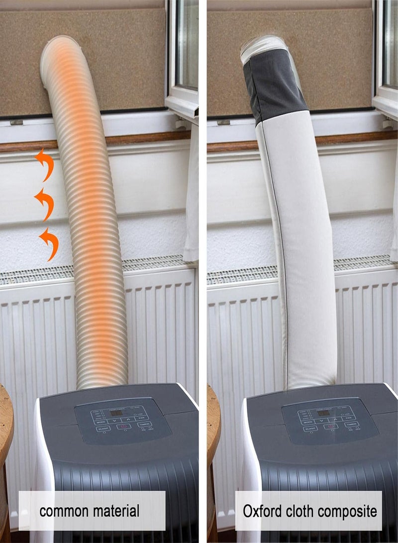 GGOOT 2 Pcs Air Conditioner Hose Insulation | Portable Washable AC Hose Cover | Dust-proof Washable Outdoor Air Conditioning Hose Sun Shade Protection - Image 2