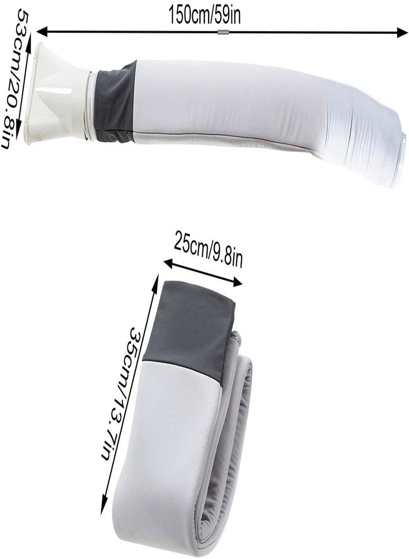 GGOOT 2 Pcs Air Conditioner Hose Insulation | Portable Washable AC Hose Cover | Dust-proof Washable Outdoor Air Conditioning Hose Sun Shade Protection - Image 3