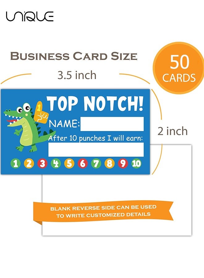 Unique Behavior Punch Cards for Kids Classroom, Pack of 250 Reward Punch Cards - Incentive and Loyalty Cards for Business, Classroom, and Students - Student Awards, Teachers - 2 x 3 inches, 5 Styles - Image 2