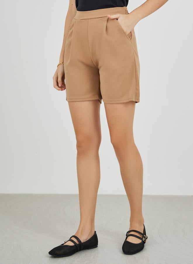 Take Two Solid Wide Leg Shorts - Image 2