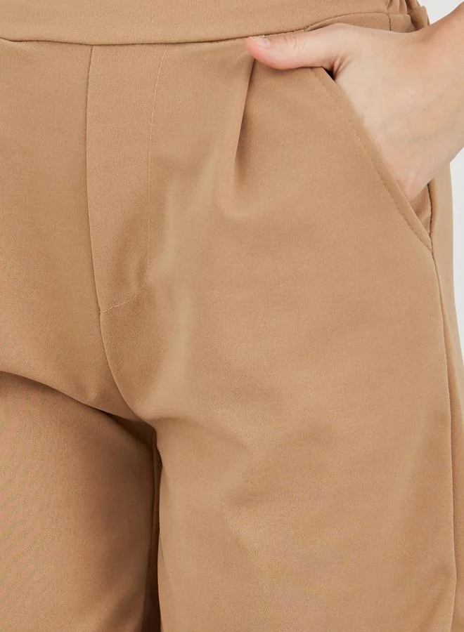 Take Two Take Two Solid Wide Leg Shorts