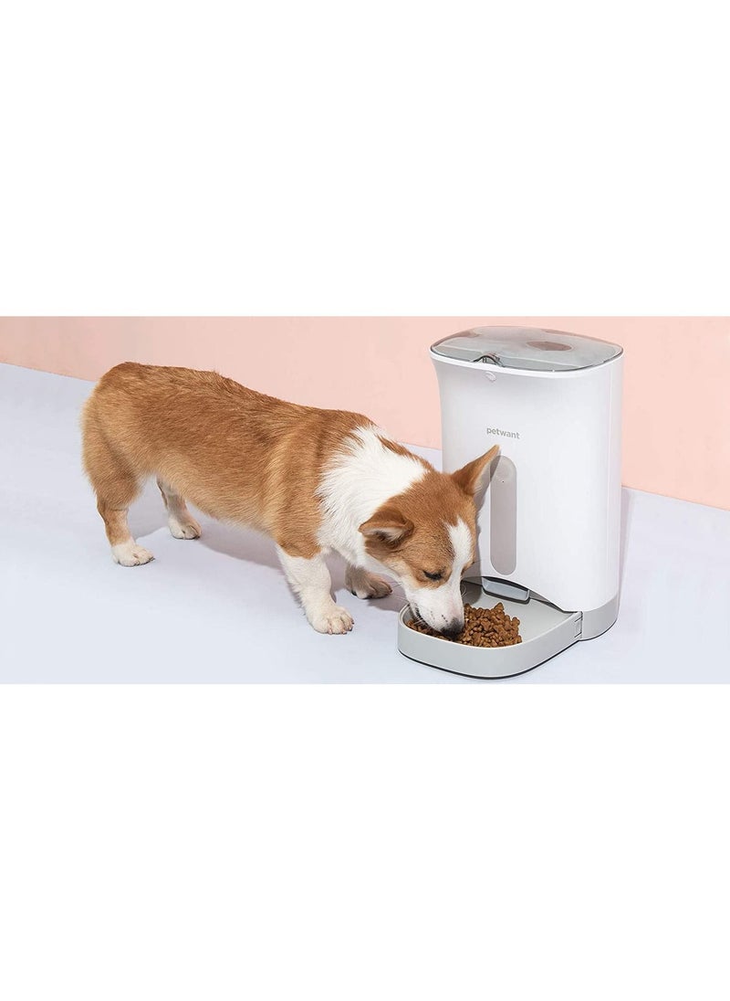 Petwant Petwant Automatic Pet Feeder Food Dispenser with 4 Meals Time Setting, 10s Voice Recording, LCD Display & Portion Control (PF-102,4.3L)  - Image 2