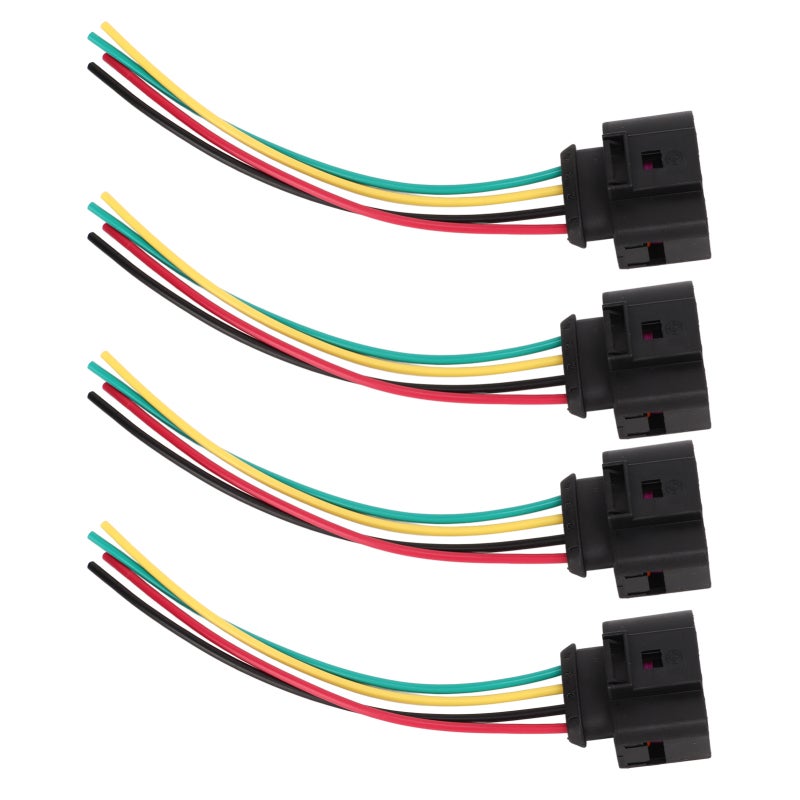 Ignition Coil Connector 1J0973724 OE-matched Fitment Repair Wire Harness - Durable ABS Material Vehicle Repair Plug for A3 A4 A5 Q5 Q7 R8 Ignition System Repair - Image 5
