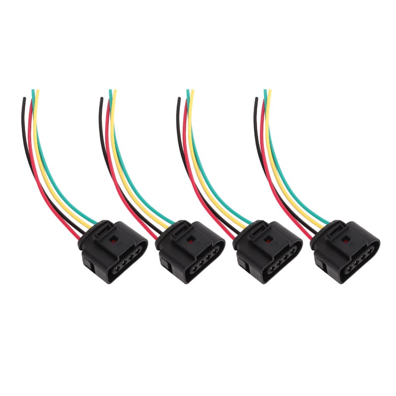 Ignition Coil Connector 1J0973724 OE-matched Fitment Repair Wire Harness - Durable ABS Material Vehicle Repair Plug for A3 A4 A5 Q5 Q7 R8 Ignition System Repair - Image 4