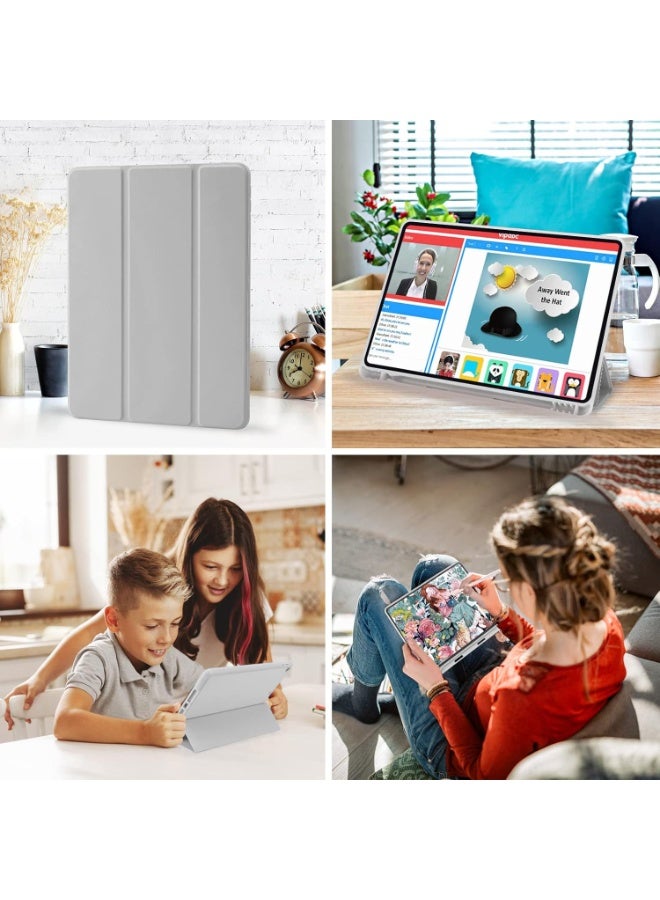 LEDIN Case Compatible with iPad 9 8 7 Generation 10.2 Inch, Model 2021/2020/2019,9th/8th/7th Case with Pen Holder, Trifold Stand Protective Case, Auto Sleep/Wake for iPad 10.2 - Image 2