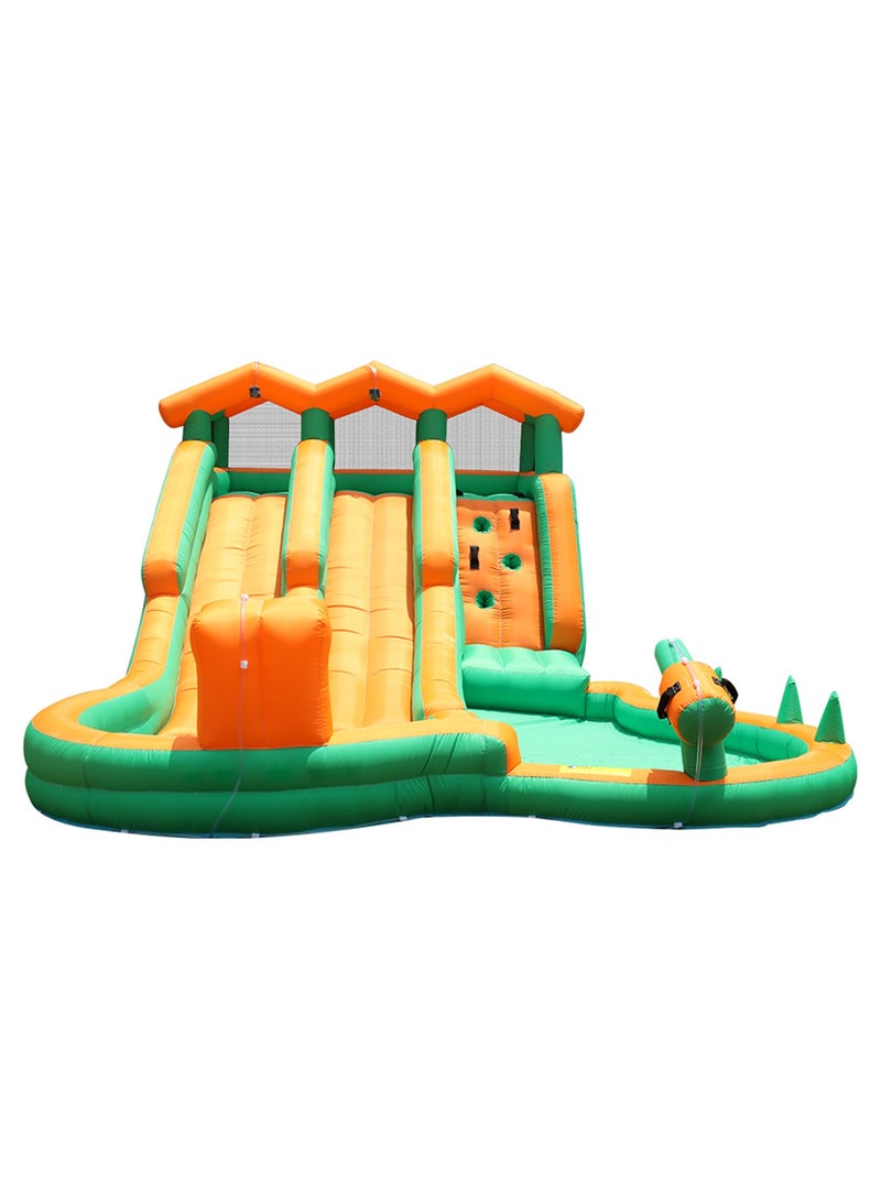 LIMOS Inflatable Twin Water Slide for Kids Outdoor Play Double the Fun - Image 5