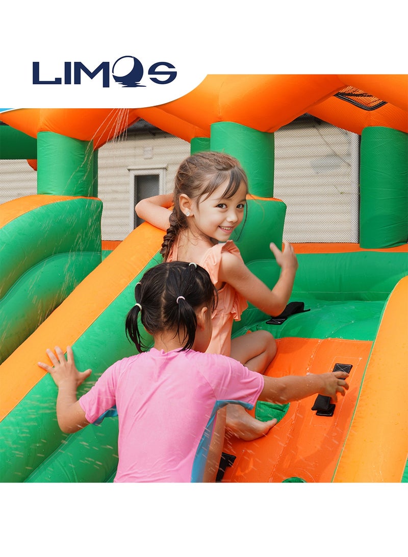 LIMOS Inflatable Twin Water Slide for Kids Outdoor Play Double the Fun - Image 4