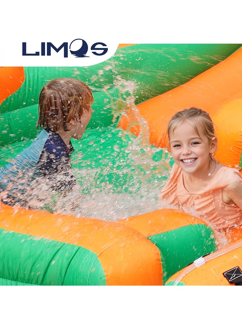 LIMOS Inflatable Twin Water Slide for Kids Outdoor Play Double the Fun - Image 3