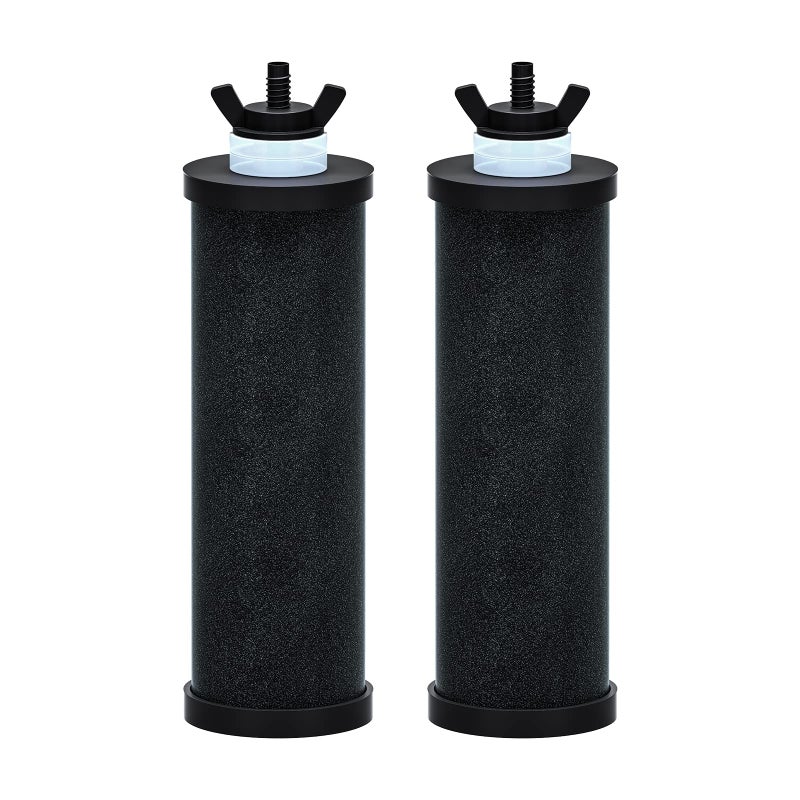 Purewell PF3 Black 3Stage Composite Purification Elements Replacement Filters for ProOne and Berkey Filters ProOne or Berkey Big Water Filter System and Purewell System 2 Pack K Series