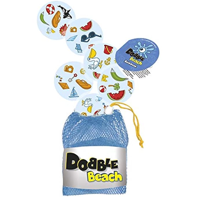 Asmodee Beach Dobble Card Game - Image 2