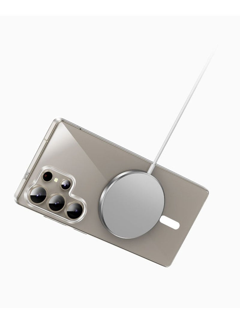 Techie حافظة ماغسيف صلبة شفافة لجهاز سامسونج جالاكسي S25 ألترا – رفيعة جداً ومناسبة بشكل نحيف ومضادة للاصفرار - Image 3