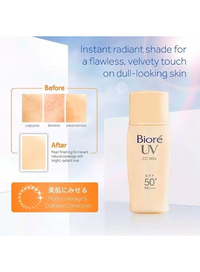 BIORE UV Colour Control CC Milk Sunscreen SPF50+ 30ml - Image 2