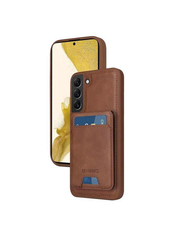 Case For Samsung Galaxy S22+ 5G Vertical Flip Detachable MagSafe Wallet Phone Case