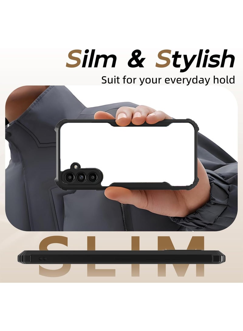 For Samsung Galaxy A36 Case Soft TPU with Acrylic Back, Full-Body Drop Proof Phone Case Shockproof Protective Cover  - Image 5