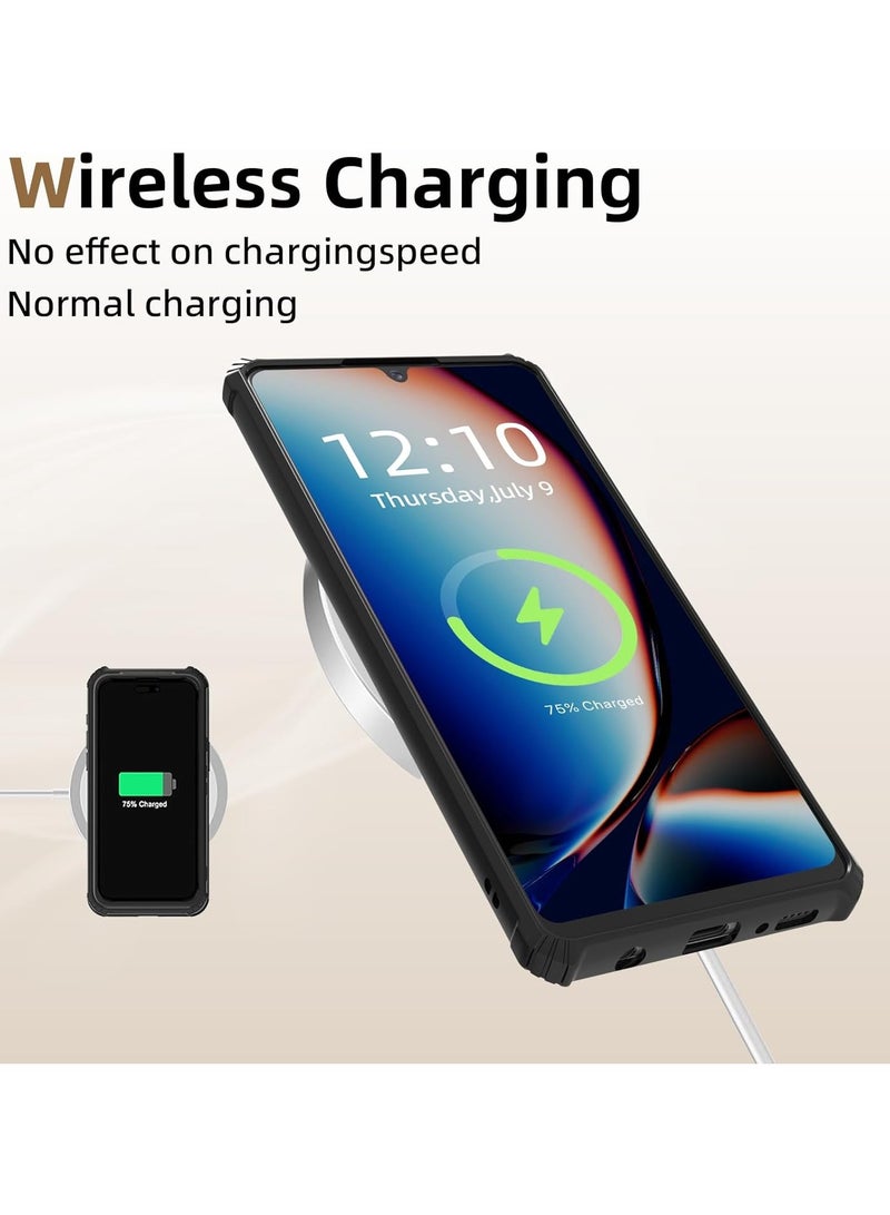 For Samsung Galaxy A36 Case Soft TPU with Acrylic Back, Full-Body Drop Proof Phone Case Shockproof Protective Cover  - Image 4